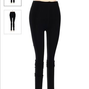 Madden Black Cut Out At Knees Leggings Size Medium